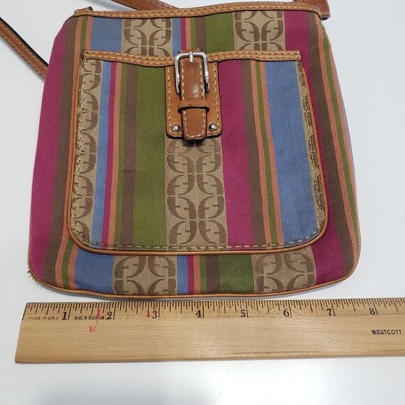 Fossil Slim Profile Cloth Crossbody, Approx. 8 x 8 - Picture 4 of 7
